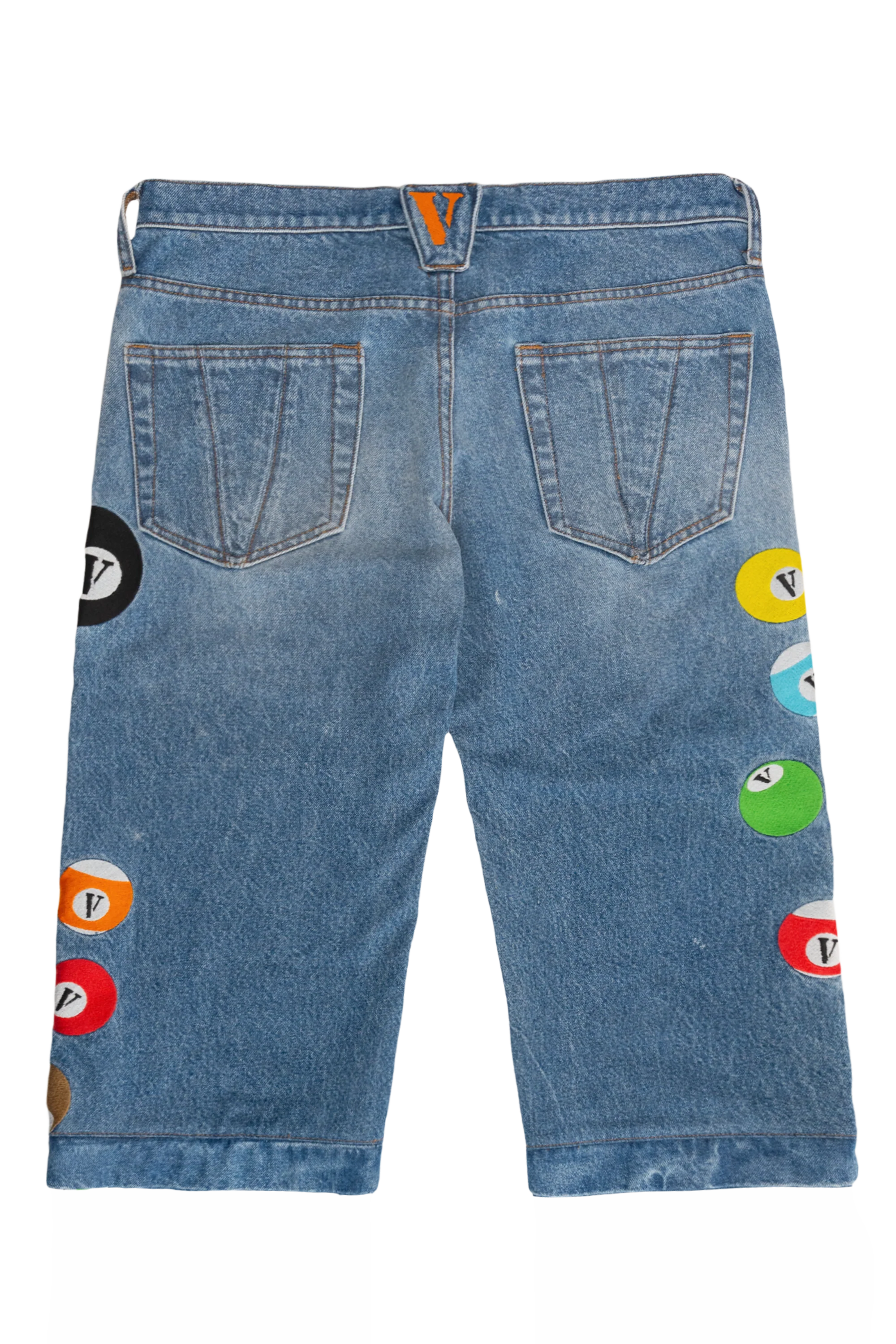 8 BVLL SKATER JEANS/SHORTS with “V” BALL KEYCHAIN - Image 4