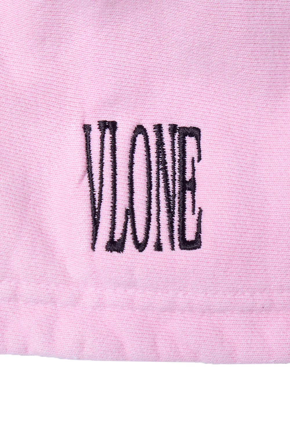 BLACK LIPSTICK FRIENDS- EMBROIDERED HOODIE (Pink) - Image 3